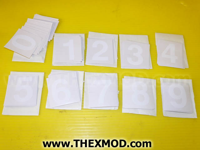 Numeral Set - UK/SC/3803-24943-1