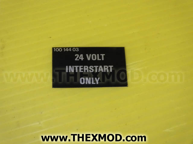 Plate - Label - 100 144 03-1