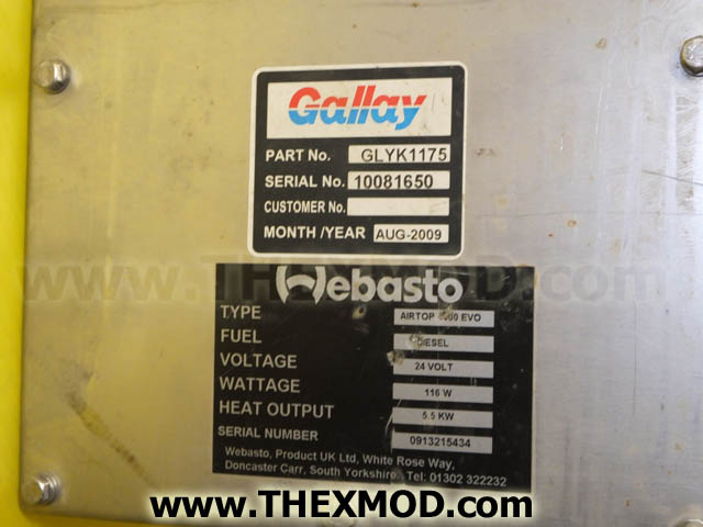 Heater - Air Diesel - EVO 55 - GLY 9570 2001650727-2