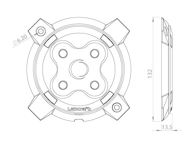 Light - Roof - LED - 24V - 4W - PIR - PD1_4-1/2EPIR -3