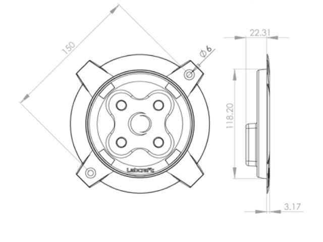 Light - Roof - LED - 24V - 4W - PIR - PD2_4-1/2EPIR-3