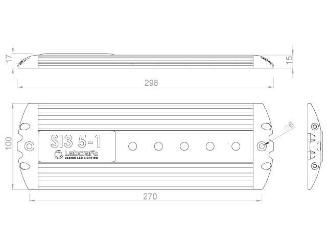 Light - Roof - LED - 10-32V DC - 14.5W - SI3_5-3MV -3