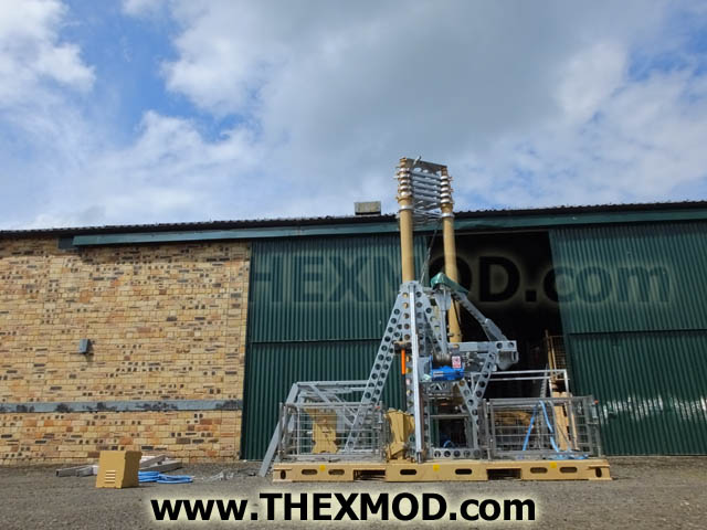 CCTV Mast - 15M - Clark Mast - ISO Frame -1