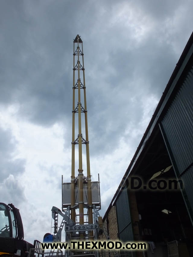 CCTV Mast - 15M - Clark Mast - ISO Frame -5