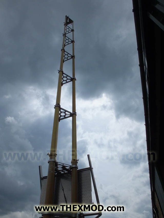 CCTV Mast - 15M - Clark Mast - ISO Frame -6