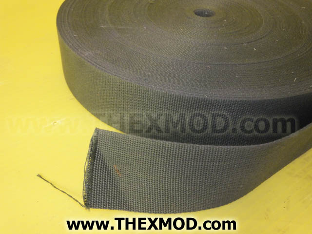 Webbing - Olive - 2 IN - Single Ply Plain Weave - Per Meter-1