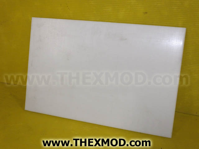 White delrin sheet stock - 500x330x10mm - 325-7063-1
