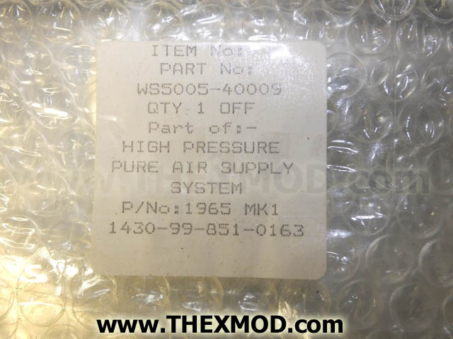 High Pressure Pure Air Supply System - BAE NLL469-1
