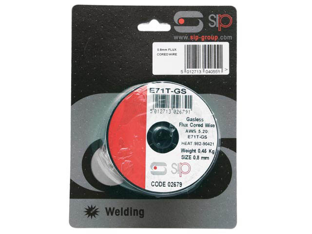 Welding Wire - Mig - 0.8mm Flux Cored Mini (1 Reel Per Card)-1