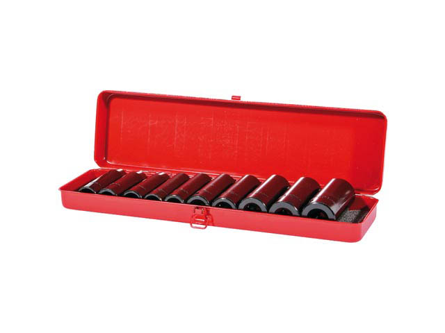 Socket Set - Air Impact - Deep 1/2 Inch - Professional 10PC-1