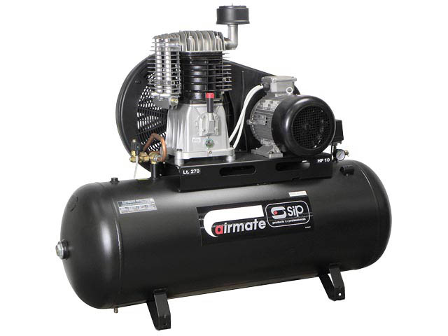 Compressor - Airmate TN10/270 (3phase) c/w Anti Vibs-1