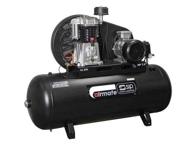 Compressor - Airmate TN7.5/270 (3phase)c/w Anti Vibs-1