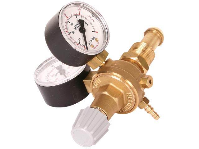 Regulator - Brass with Contents and Flow Gauges-1