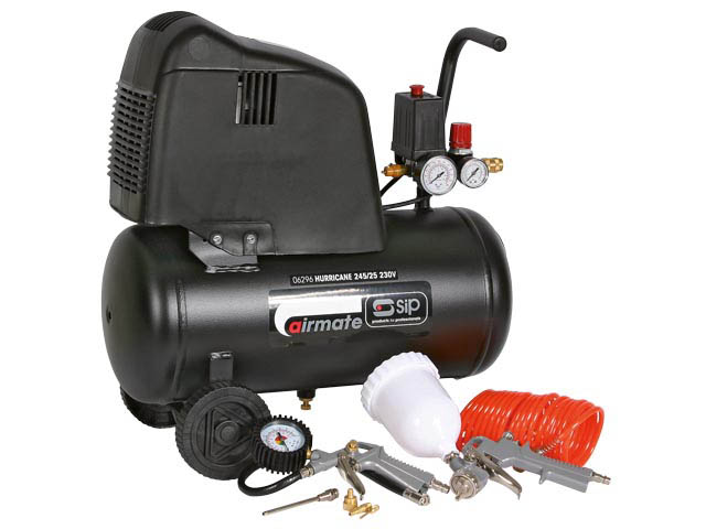 Compressor - Hurricane 245/25 (Free 7 Pc Kit)-1