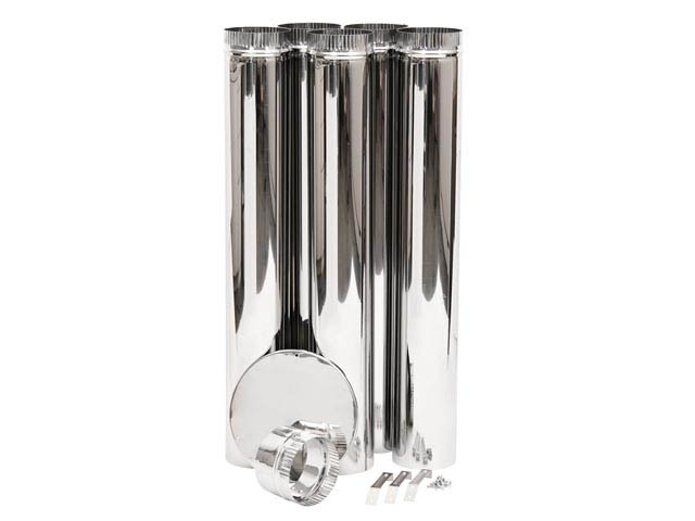 Flue - 150mm Kit (6pc) for Universal Heaters-1