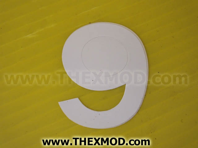 Decal Number 9 - F1G9-1