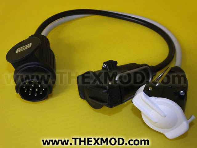 Apator - Trailer - 13 Pin to 2 x 7 Pin - Durite 0-695-67-1