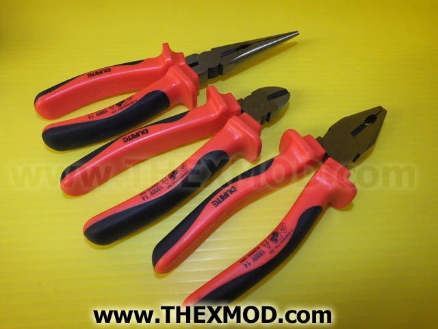 Plier Set 3 Piece Combinstion Insulated VDE Durite 0-706-20-2