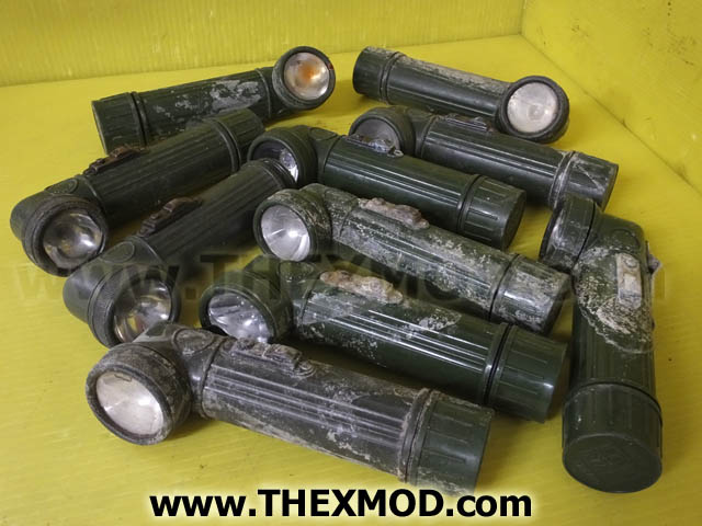 Torches - Group of 10 - Green - For Spares or Repairs-1