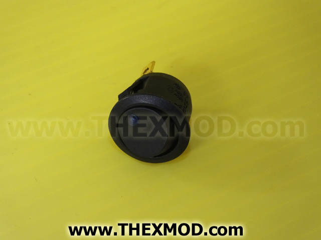 Switch - Rocker - Blue LED - On / Off - 0-531-02-1