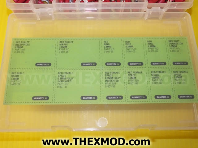 Assorted Pre-insulated Red Terminals - 0-203-01-2