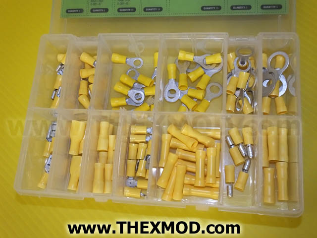 Assorted Pre-insulated Yellow Terminals - 0-203-03-1
