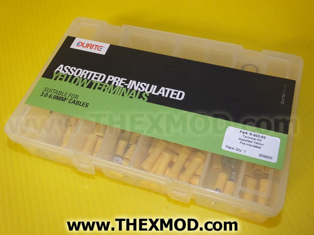 Assorted Pre-insulated Yellow Terminals - 0-203-03-3
