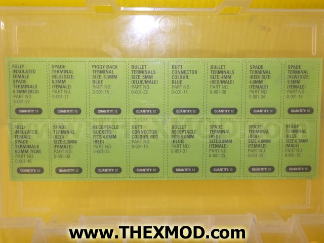 Assorted Pre-insulated Push-on Terminals - 0-203-04-2
