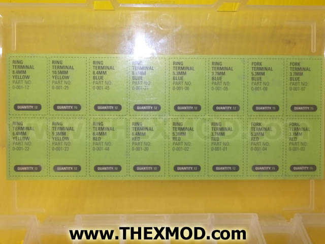 Assorted Pre-insulated Ring & Fork Terminals - 0-203-05-2