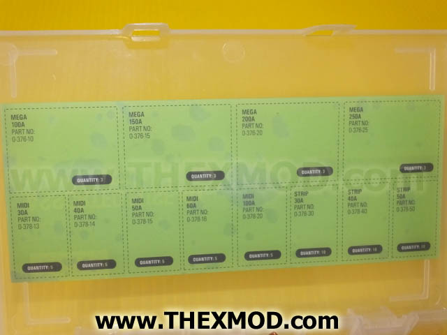 Assorted Mini, Mega and Striplink Fuse Kit - 0-235-04-2