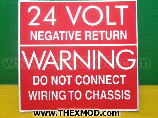 Label - Warning - Voltage - Polarity - 91028294-1