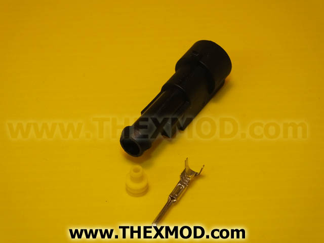 Connector - Superseal - 1 Way - Male - Durite : 0-011-51-2