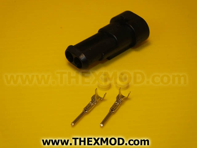 Connector - Superseal - 2 Way - Male - Durite : 0-011-52-2