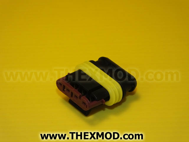 Connector - Superseal - 4 Way - Female - Durite : 3-011-64-1
