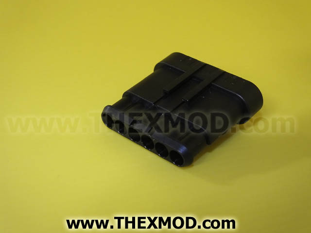 Connector - Superseal - 6 Way - Male - Durite : 3-011-56-2
