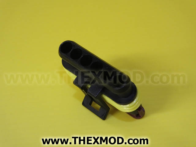 Connector - Superseal - 6 Way - Female - Durite : 3-011-66-2