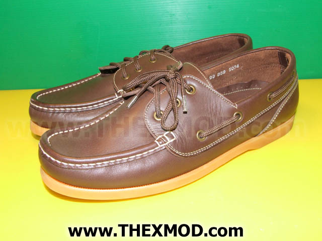 Shoes - Deck - Size 10 - Brown Leather-1