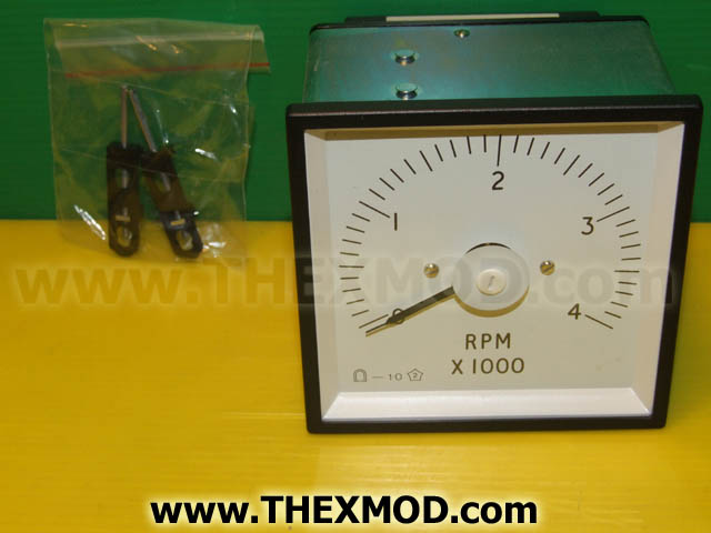 Gauge - Tachometer - 12V / 24V - 0 - 4000 RPM-1
