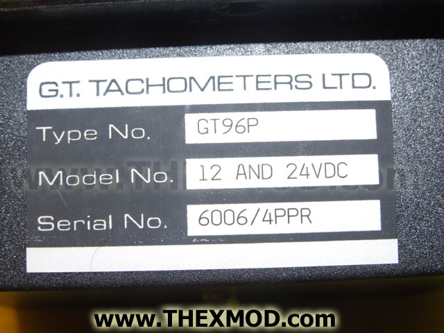 Gauge - Tachometer - 12V / 24V - 0 - 4000 RPM-3