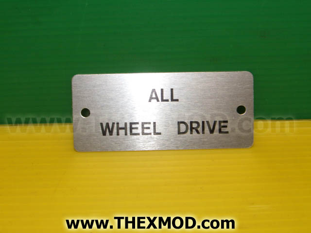 Label - All Wheel Drive - 716.2.92.025.1-1