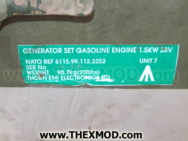 Generator : 28v 60AMP. Silent (Rotary Engine)-4