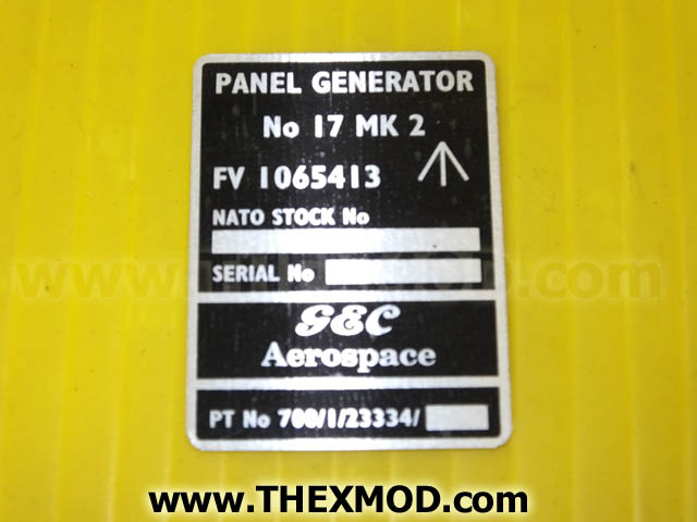 Ident Plate - FV1065416 700/2/23360/000-1