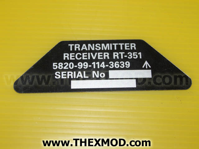Label - Transmitter Reciver - SD/A214214-1
