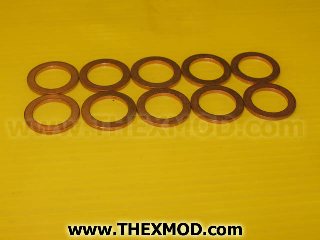 Washers - Copper - 14.5 ID x 21.0 OD - Pack of 10-1