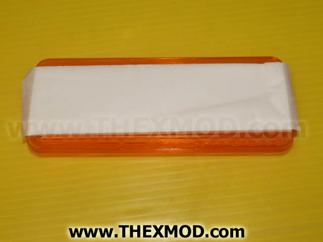 Reflector - Amber - 125mm Long - 45mm Wide-2