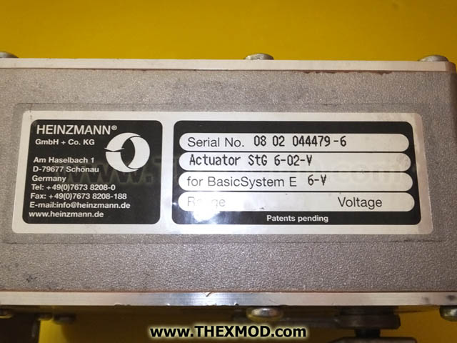 Actuator - HEINZMANN StG 6-02(V)-2