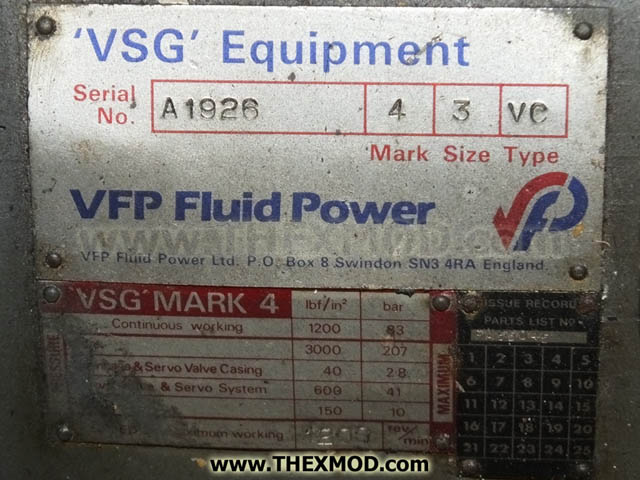 Gearbox - VGS Equipment Mark 4 Type VC-5