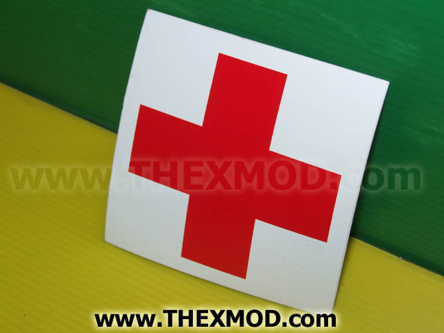 Label - First Aid - Red Cross - 3.5 In * 3.5 In-1