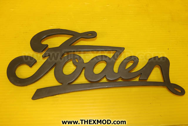 Plate - Foden Script - Metal - 08-00218-T200-1