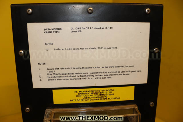 Control Box - MK 2 - E208499 1/CR1597/2-6